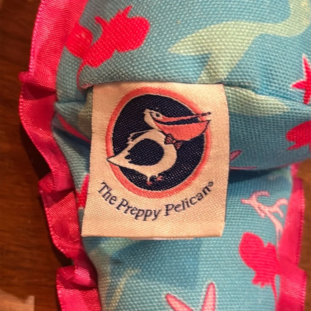 NWOT The Preppy Pelican 3+ Mermaid Pink Blue Deep Red Hair Redhead Plush Doll